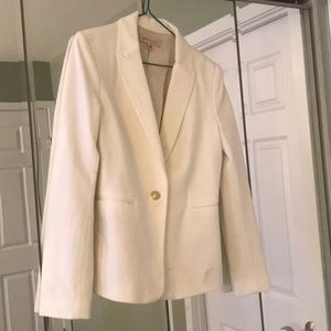 Philosophy Lined Ivory Blazer S
